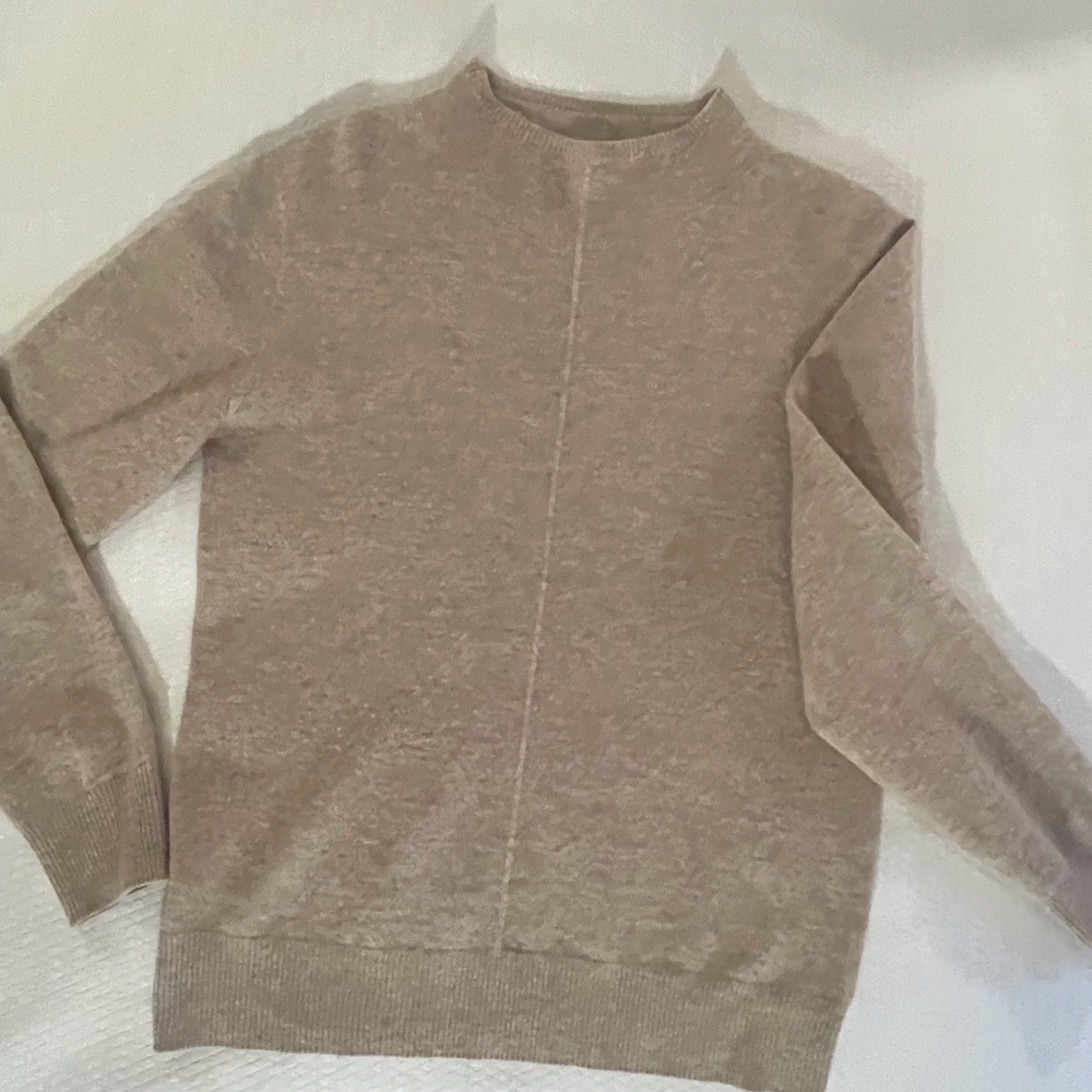 Sophia Yang Merino Wool Sweater - Beige Medium